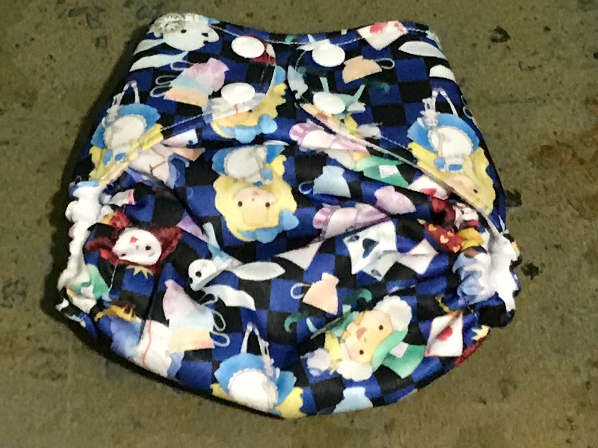 Alice Im Wunderland Ein Großes Stoff Tasche Windel/Tuch Windel/Schwimmen Windel/Schwimmer von Etsy - JaydieBugandB