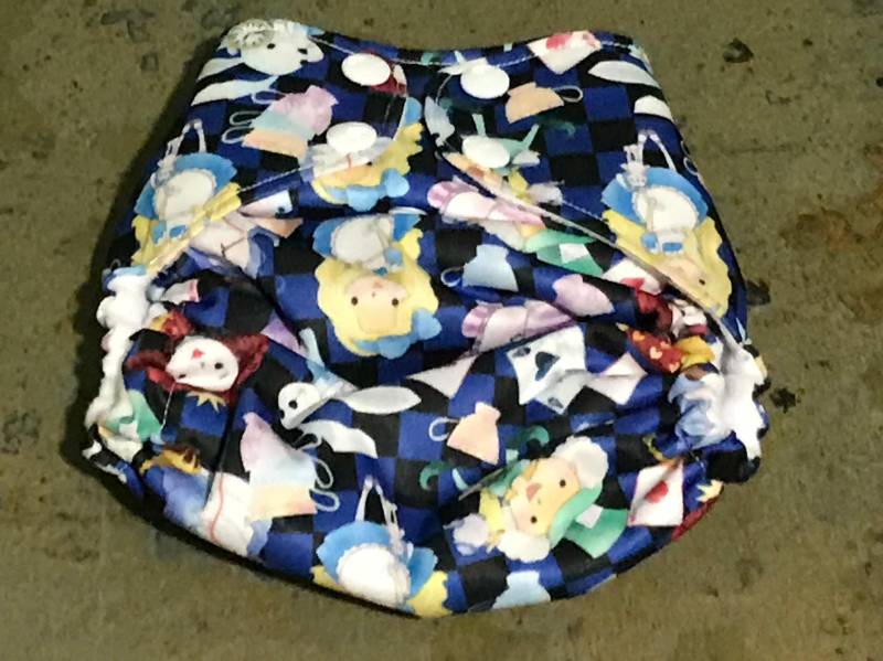 Alice Im Wunderland Ein Großes Stoff Tasche Windel/Tuch Windel/Schwimmen Windel/Schwimmer von Etsy - JaydieBugandB