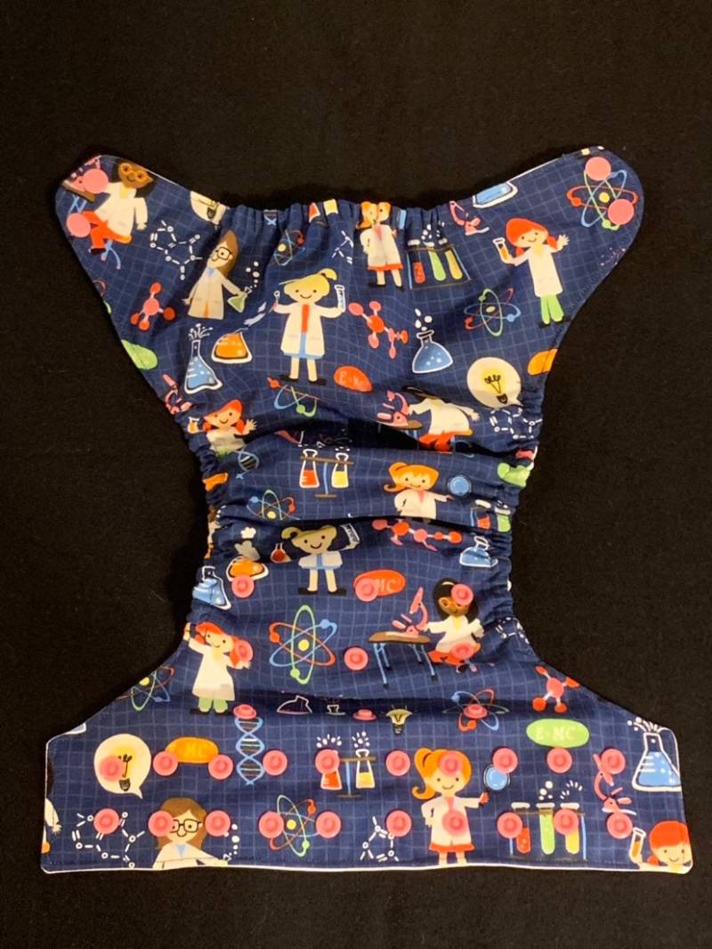 Frau Wissenschaftler Einheitsgröße Für Die Meisten Windelhüllen/Windelhüllen/Girl Power von Etsy - JaydieBugandB