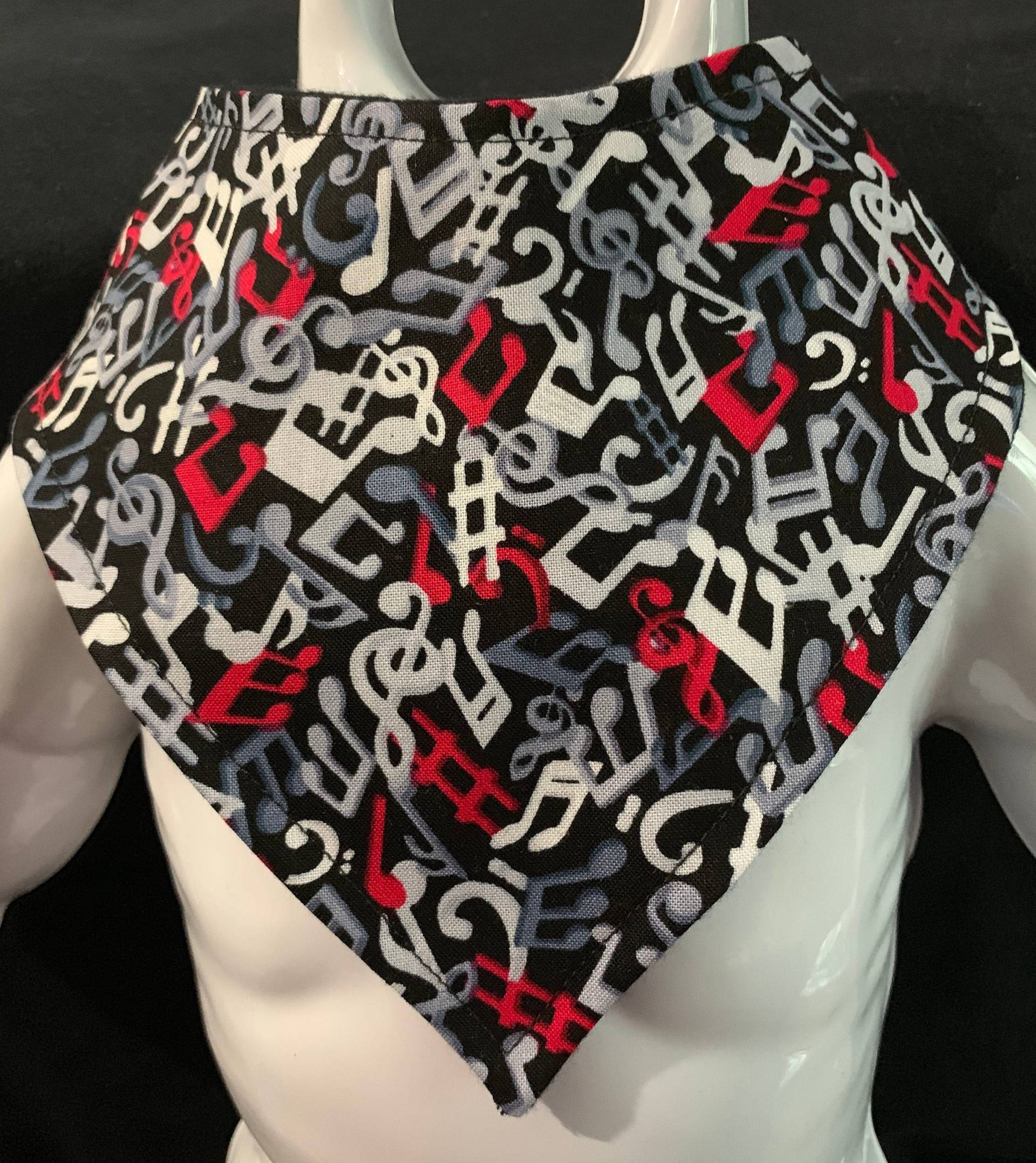 Musiknoten B-Dry Drool Lätzchen/Bibdana/Bandana Bib von Etsy - JaydieBugandB