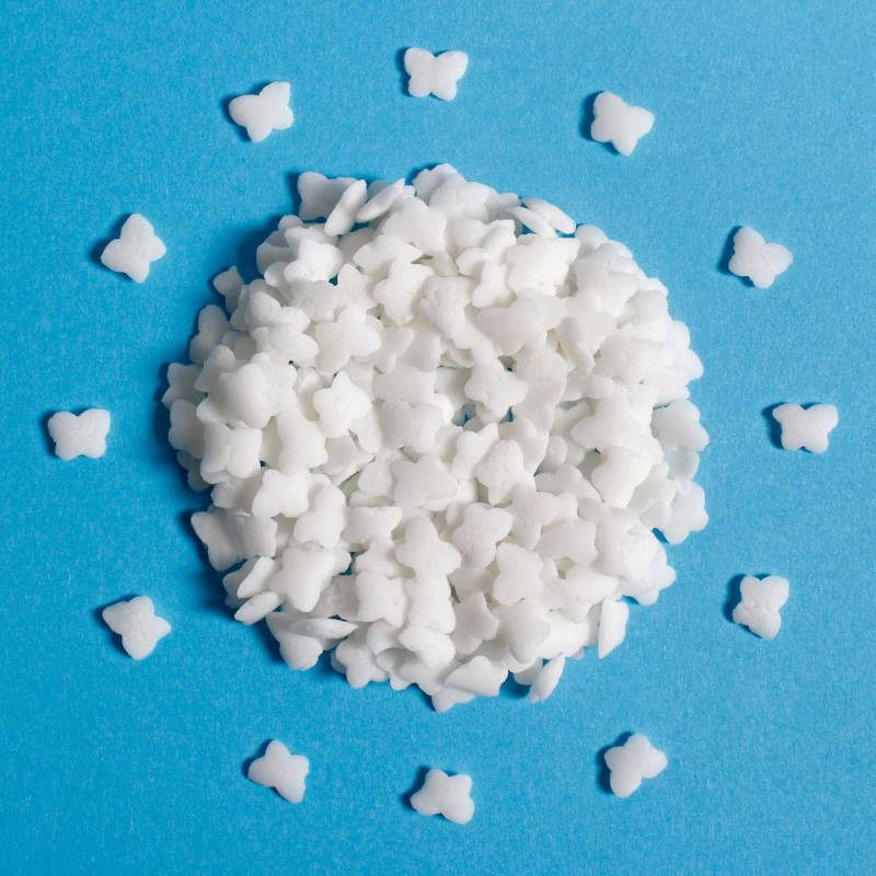 Weißer Schmetterling Konfetti Streusel Für Topping Badebomben Vegan Grausamkeit Frei Auflösbare Dekorationen Seife Topper Lieferungen Gefrorener von Etsy - JazzyBathing