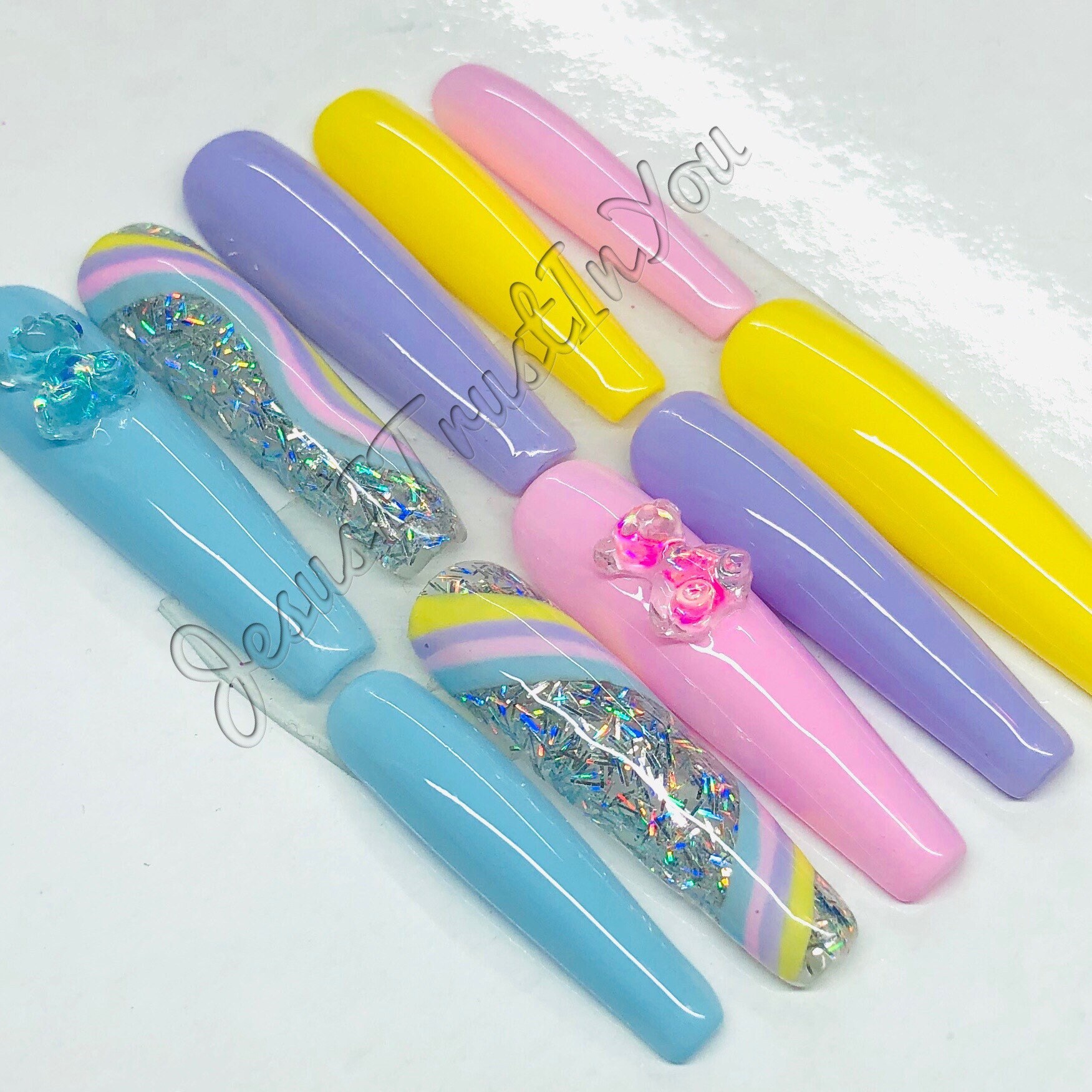 Beary Cute - Xxl Ballerina Gelpresse Auf Nägeln| Wiederverwendbare Nägel | Lange Geschenke Für Sie| Strasssteine Makartt Kleber Beary Cute - Xxl Ballerina Gelpresse Auf Nägeln| Wiederverwendbare Nägel | Lange Geschenke Für Sie| Strasssteine Makartt Kleber von Etsy - JesusItrustInYouCo
