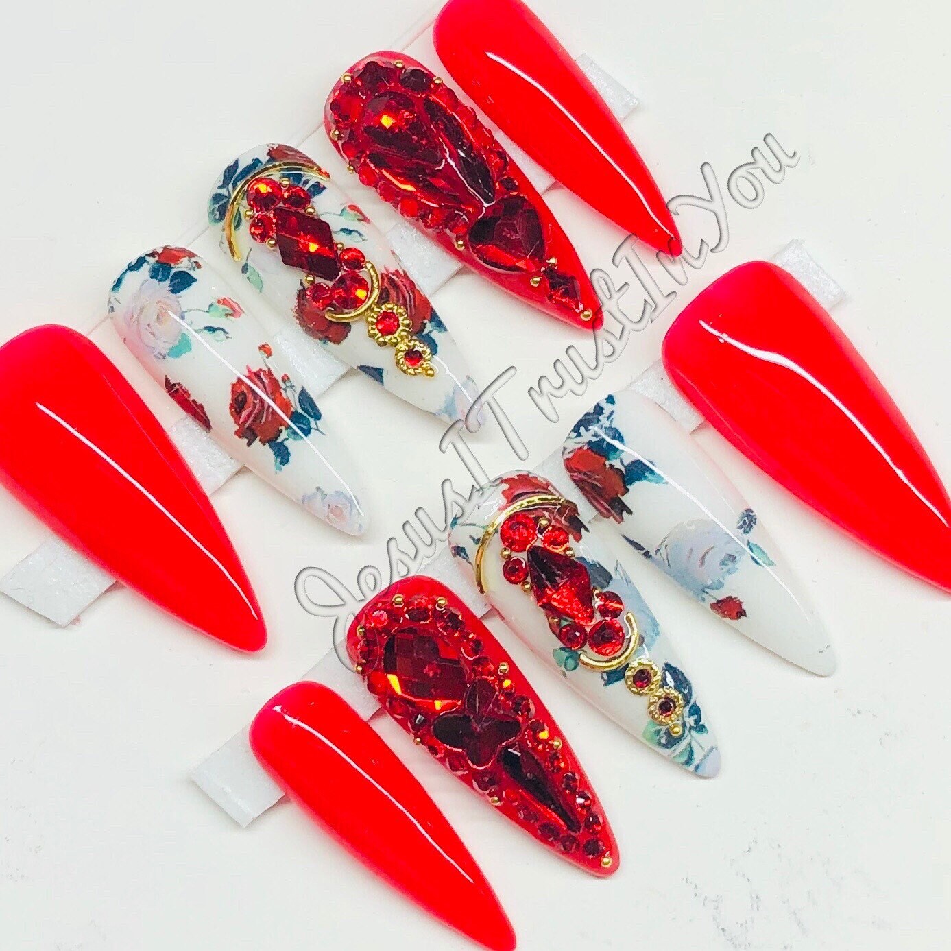 Believe - Lange Stiletto Gelpresse Auf Nägeln| Wiederverwendbare Nägel | Geschenke Für Sie| Strasssteine Makartt Dnd Kleber Believe - Lange Stiletto Gelpresse Auf Nägeln| Wiederverwendbare Nägel | Geschenke Für Sie| Strasssteine Makartt Dnd Kleber von Etsy - JesusItrustInYouCo
