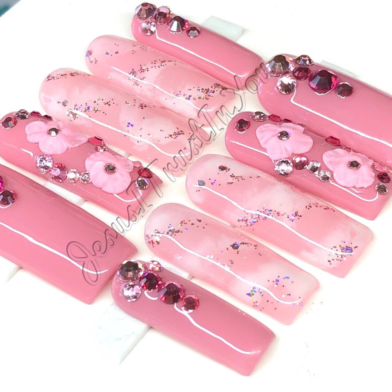 Brightness - Gel Press On Nails | Wiederverwendbare Nägel Lange Geschenke Für Sie| Strasssteine Makartt Dnd Kleber Auf Brightness - Gel Press On Nails | Wiederverwendbare Nägel Lange Geschenke Für Sie| Strasssteine Makartt Dnd Kleber Auf von Etsy - JesusItrustInYouCo