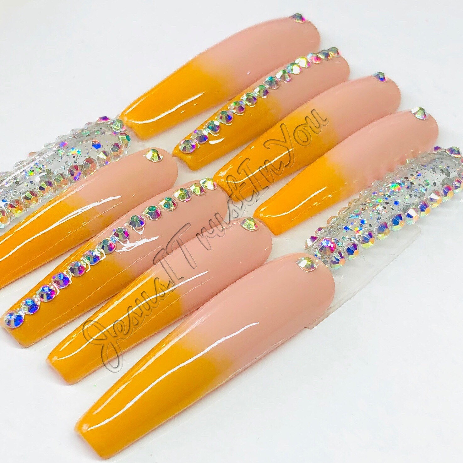 Fall Fantasy - Xxl Ballerina Gelpresse Auf Den Nägeln| Wiederverwendbare Nägel | Lange Geschenke Für Sie| Strasssteine Makartt Kleber Fall Fantasy - Xxl Ballerina Gelpresse Auf Den Nägeln| Wiederverwendbare Nägel | Lange Geschenke Für Sie| Strasssteine Makartt Kleber von Etsy - JesusItrustInYouCo