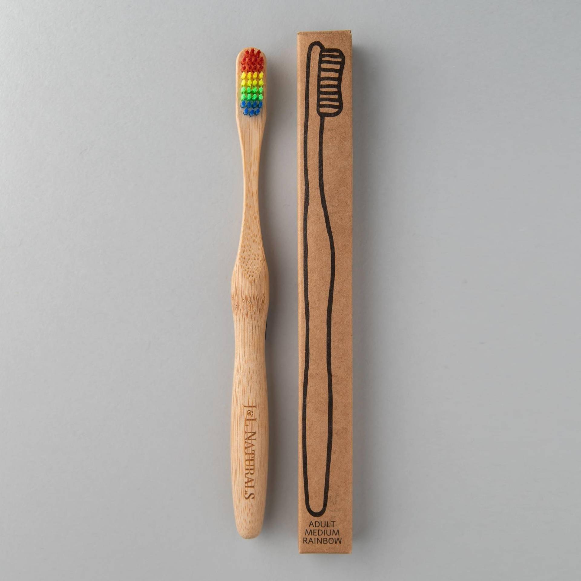 Bambus Zahnbürste, Zero Waste Reise Zubehör, Nachhaltige Mundpflege Erwachsene, Camping Ohne Plastik-Medium Borsten von Etsy - JnLNaturals