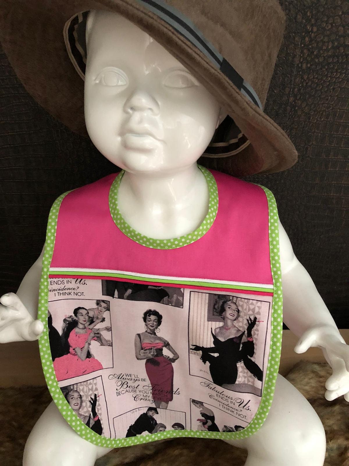 Lätzchen 6 - 36 Monate Diva Audrey Rosa Film Grün Paspel Lätzchen 6 - 36 Monate Diva Audrey Rosa Film Grün Paspel von Etsy - JoNiLuc