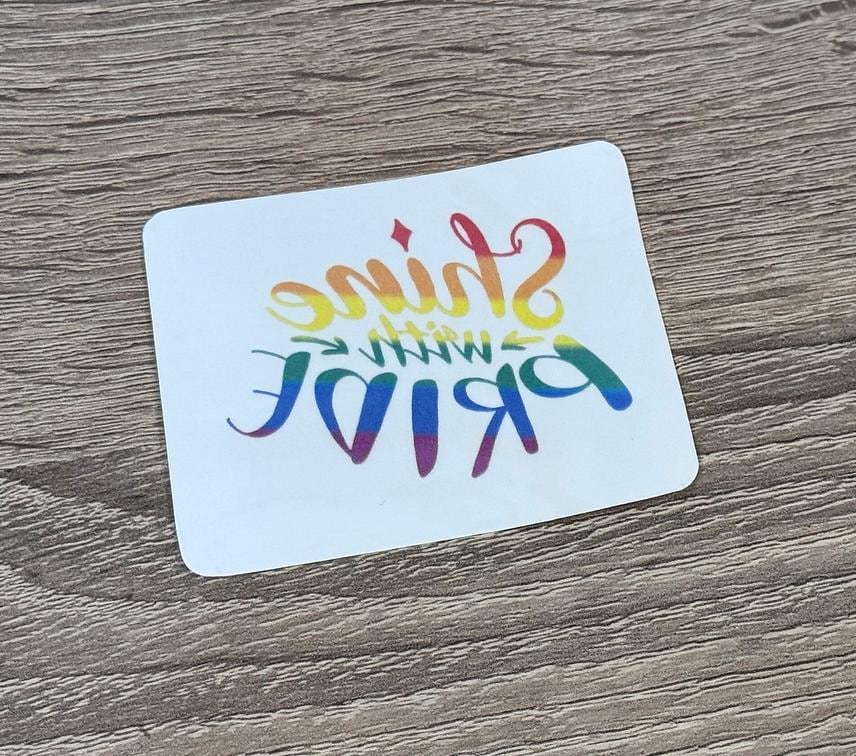 Shine With Pride | Pride Edition - Klebetattoo Lgbti Shine With Pride | Pride Edition - Klebetattoo Lgbti von Etsy - JoeDerek
