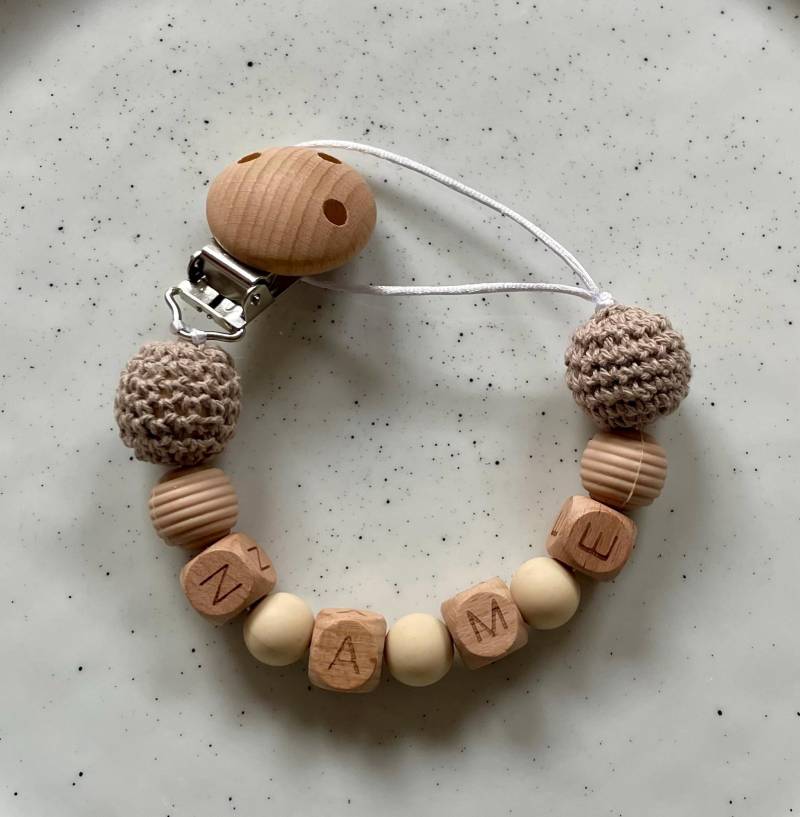 Personalisierte Schnullerkette Für Babys Personalisierte Schnullerkette Für Babys von Etsy - JosannaShop
