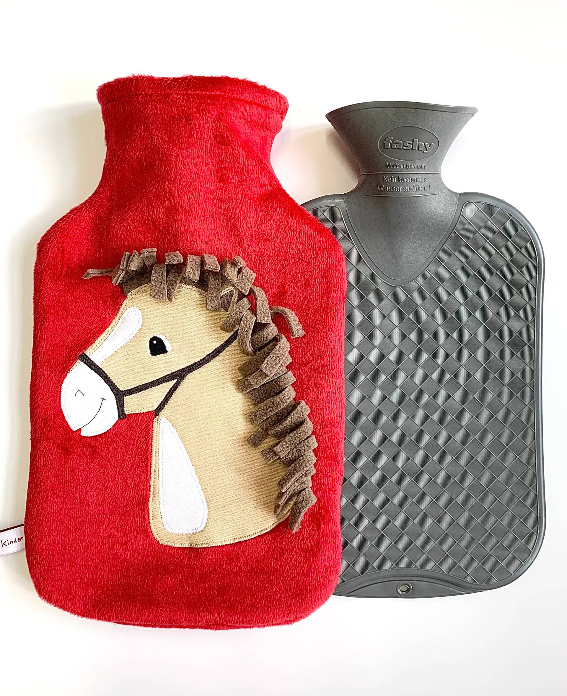 Wärmflasche Mit Bezug Pony, Pferd Wärmflasche Mit Bezug Pony, Pferd von Etsy - JosefinesKinder