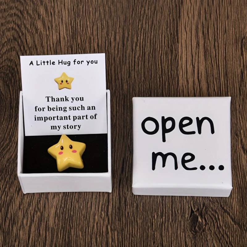 A Little Hug Stern-Mini-Geschenkbox | Dankeschön Geschenk Für Wichtige Menschen Kleiner Gruß, Wertschätzung, Freundschaftsgeschenk von Etsy - JournalofSeasons