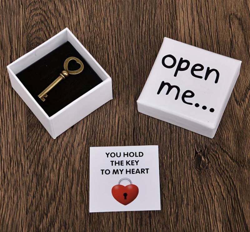 Schlüssel Zu Meinem Herzen | Mini-Geschenkbox Mit Botschaft Und Liebesgeschenk Partnerin Valentinstag, Jahrestag, Hochzeit von Etsy - JournalofSeasons