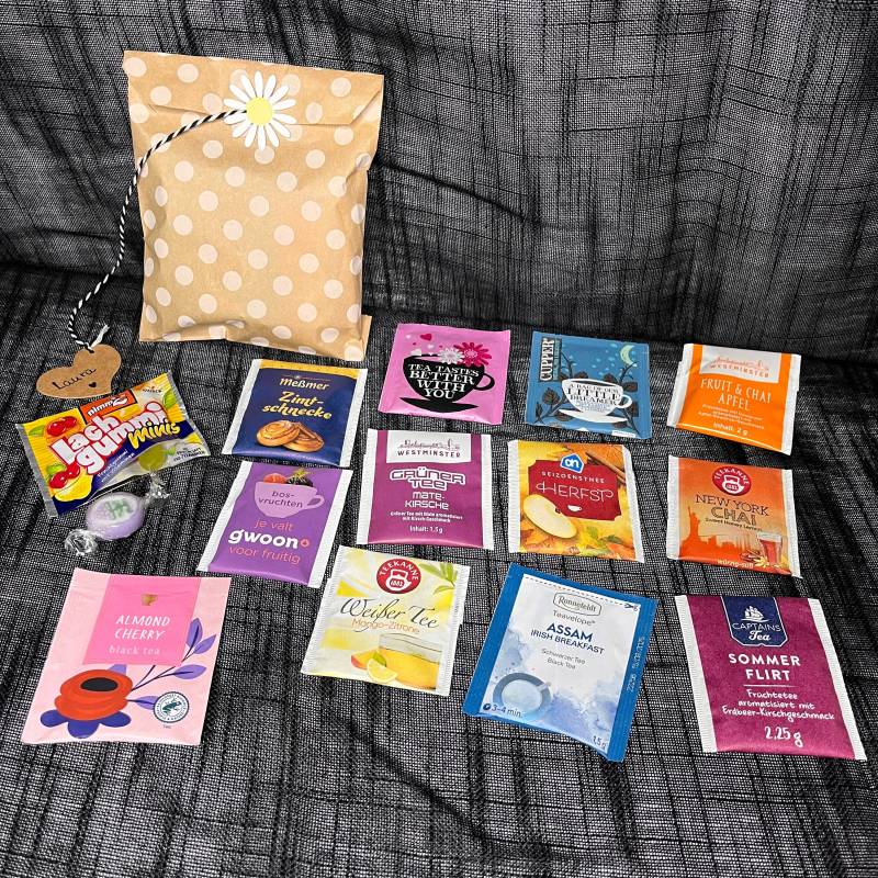 Tee Geschenktüte - Überraschungstüte Mit 12 Verschiedenen Tee-Sorten von Etsy - JournalofSeasons