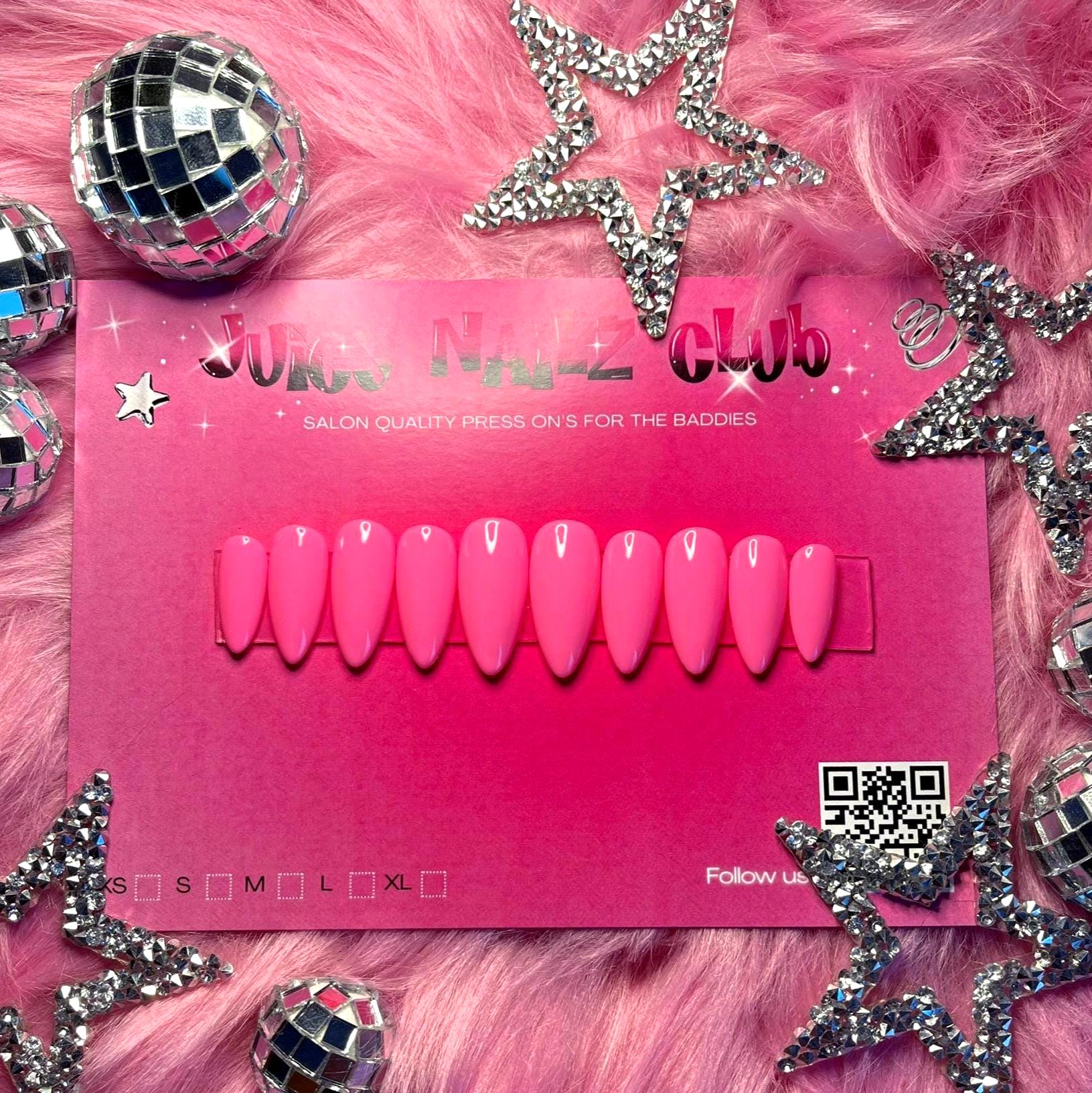 Color Me Happy - Press On Nails | Hot Pink Nails|One Fake Nails| Handmade Nail Art For Summer, Gift, Vacation Color Me Happy - Press On Nails | Hot Pink Nails|One Fake Nails| Handmade Nail Art For Summer, Gift, Vacation von Etsy - JuicyNailzClub