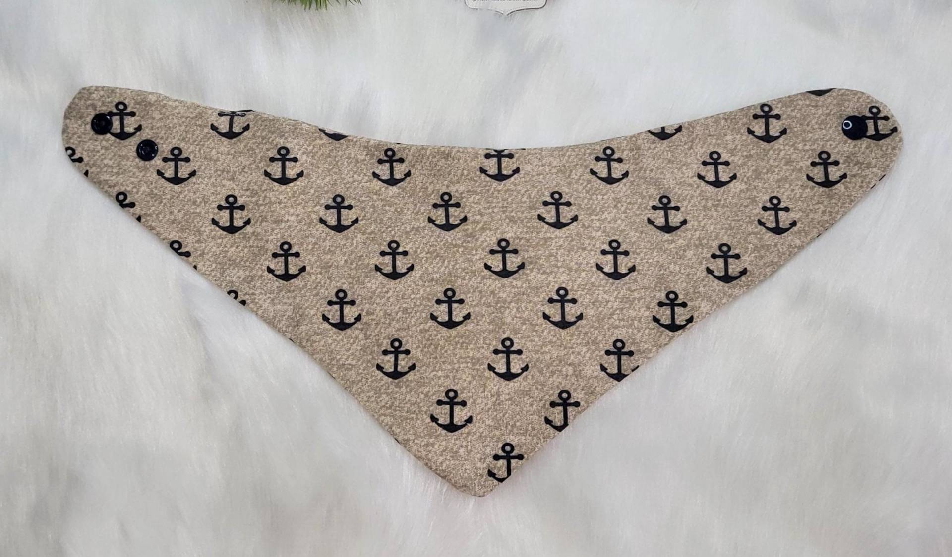 Beige Dunkelblau Anker Maritim Dreieckstuch Zum Wenden Baby Und Kleinkinder Gr 50 Bis 104 Einheitsgröße Jersey von Etsy - JulesTraumstuebchen