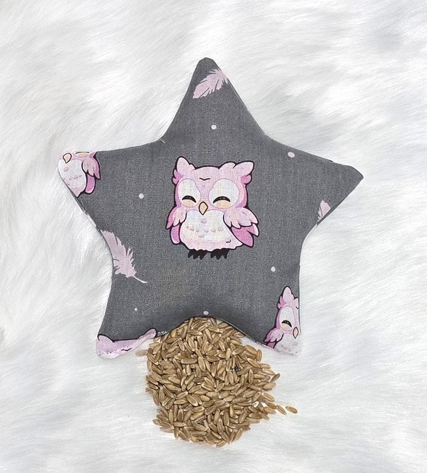 Bio Dinkel Körnerkissen Stern Form 130G Ca. 15, 5 X 15 cm Dunkelgrau Anthrazit Mit Rosa Eulen Tierprint Bio Dinkel Körnerkissen Stern Form 130G Ca. 15, 5 X 15 cm Dunkelgrau Anthrazit Mit Rosa Eulen Tierprint von Etsy - JulesTraumstuebchen