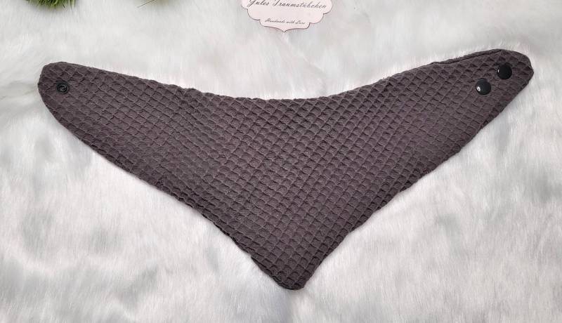 Braun Grau Uni Dreieckstuch Zum Wenden Waffelpique Baby Und Kleinkinder Einheitsgröße von Etsy - JulesTraumstuebchen