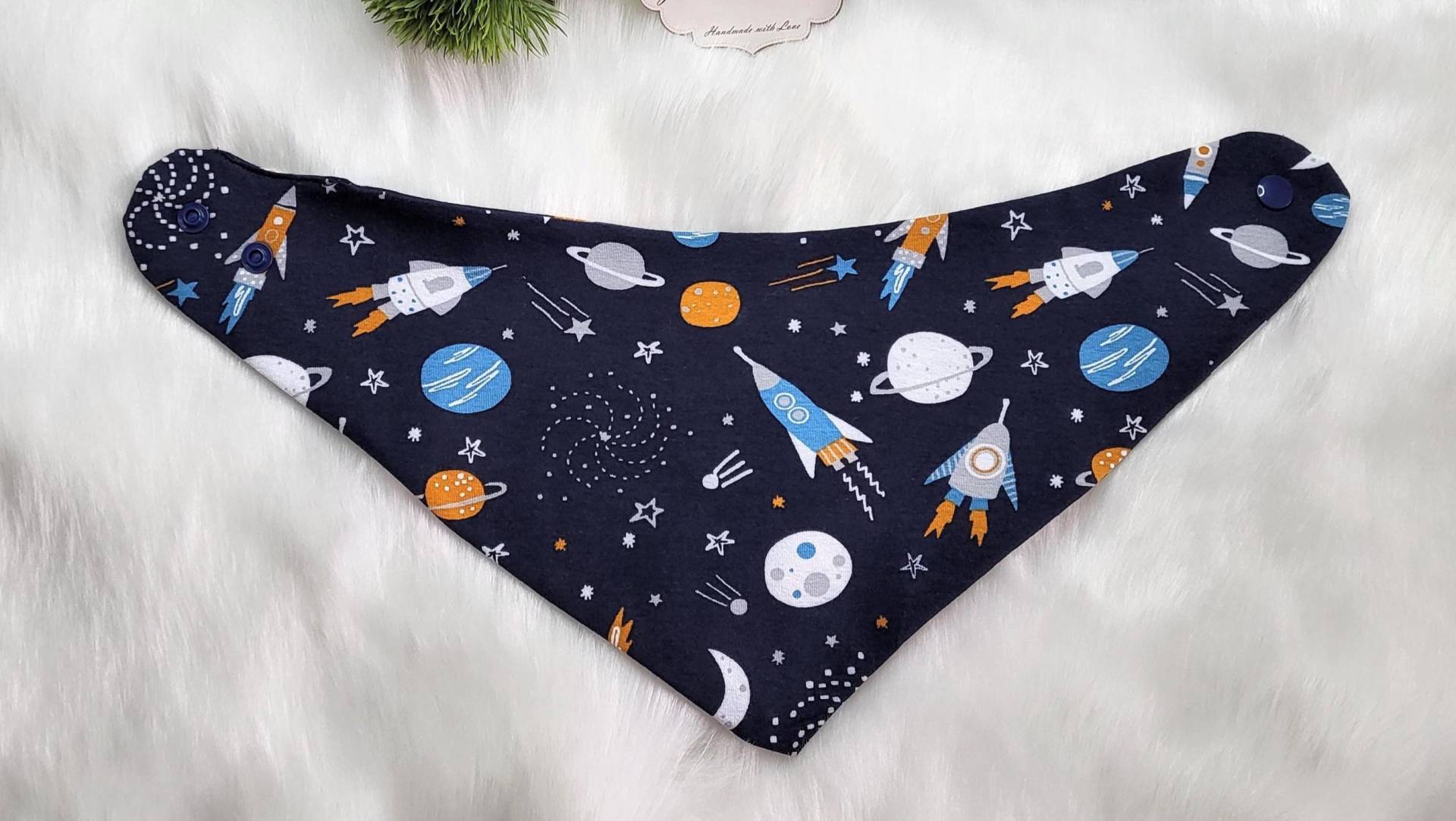 Dunkelblau Weltraum Raketen Universum Dreieckstuch Zum Wenden Baby Und Kleinkinder Gr 50 Bis 104 Einheitsgröße Jersey von Etsy - JulesTraumstuebchen