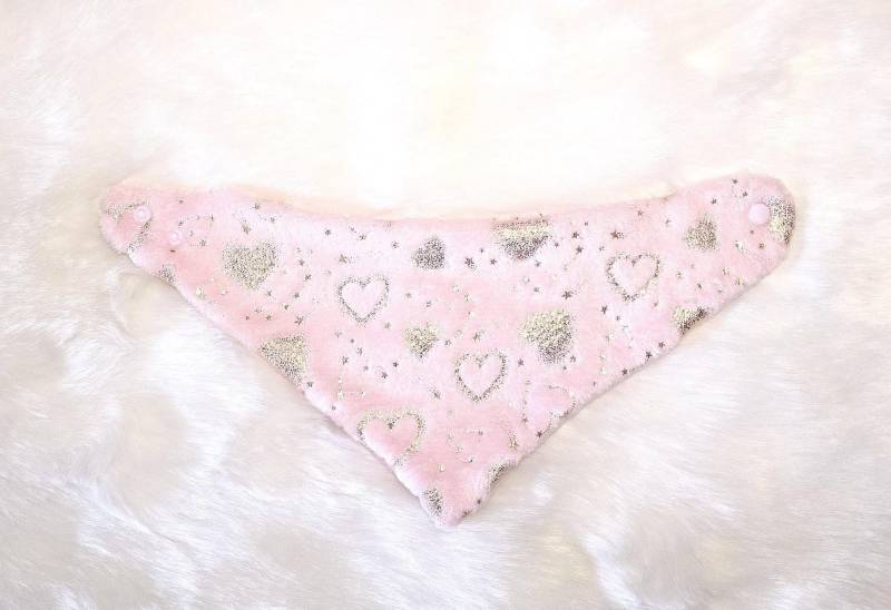 Rosa Goldene Herzen Dreieckstuch Zum Wenden Baby Und Kleinkinder Gr 50 Bis 104 Einheitsgröße Mikro Fleece Stoff Kuschelig Weich von Etsy - JulesTraumstuebchen