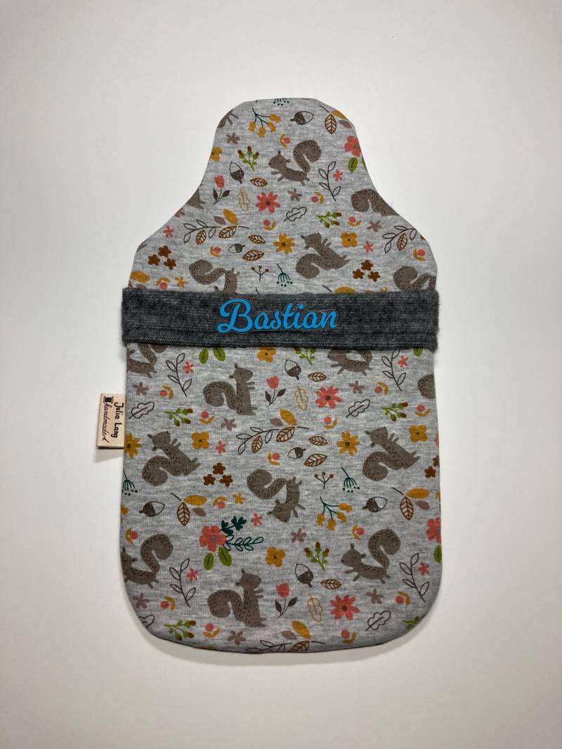 Handgemachter Wärmflaschenbezug, Personalisierbar, Mit Tasche Für Die Hände, Wärmflasche Aus Alpenfleece von Etsy - JuliaLangHandmade