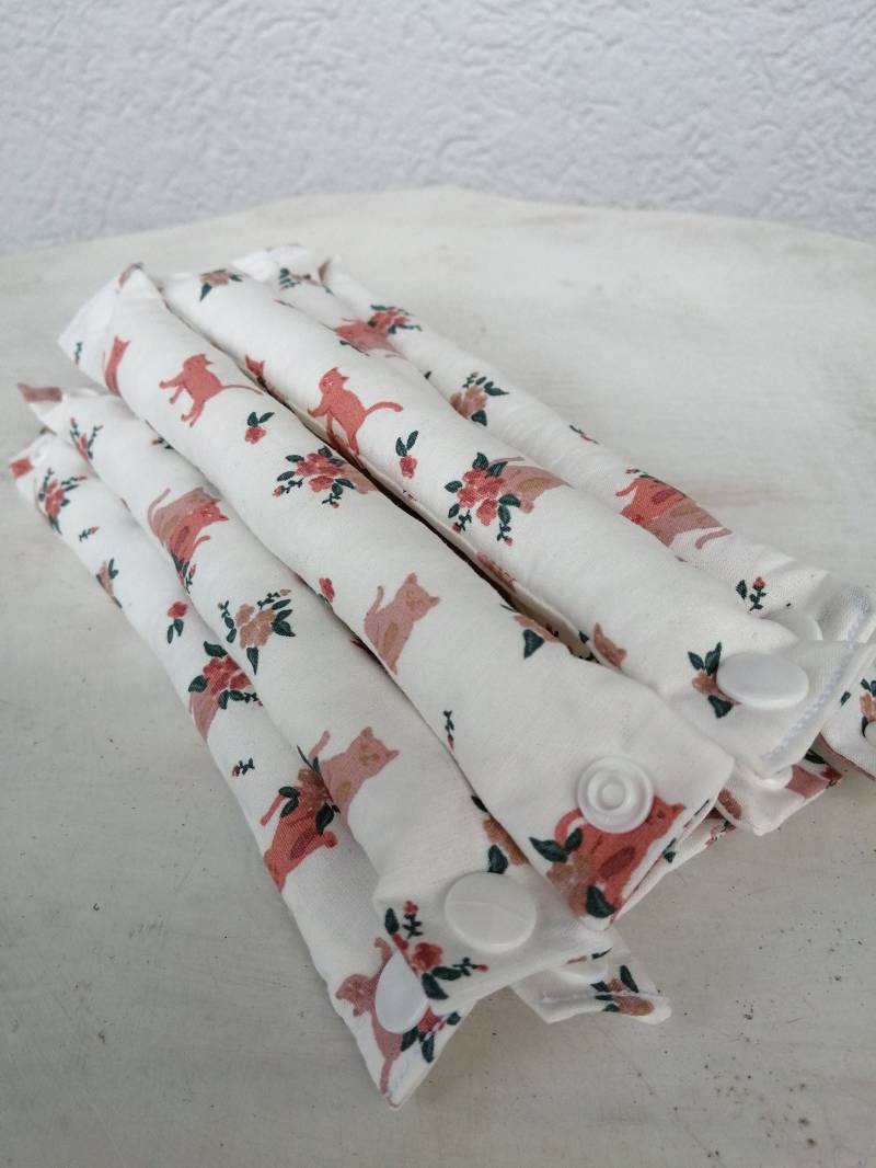 Schlafwickler Lockenwickler Wickler Curler Katzen Blumen Schlafwickler Lockenwickler Wickler Curler Katzen Blumen von Etsy - JuliaSeyfarthMode
