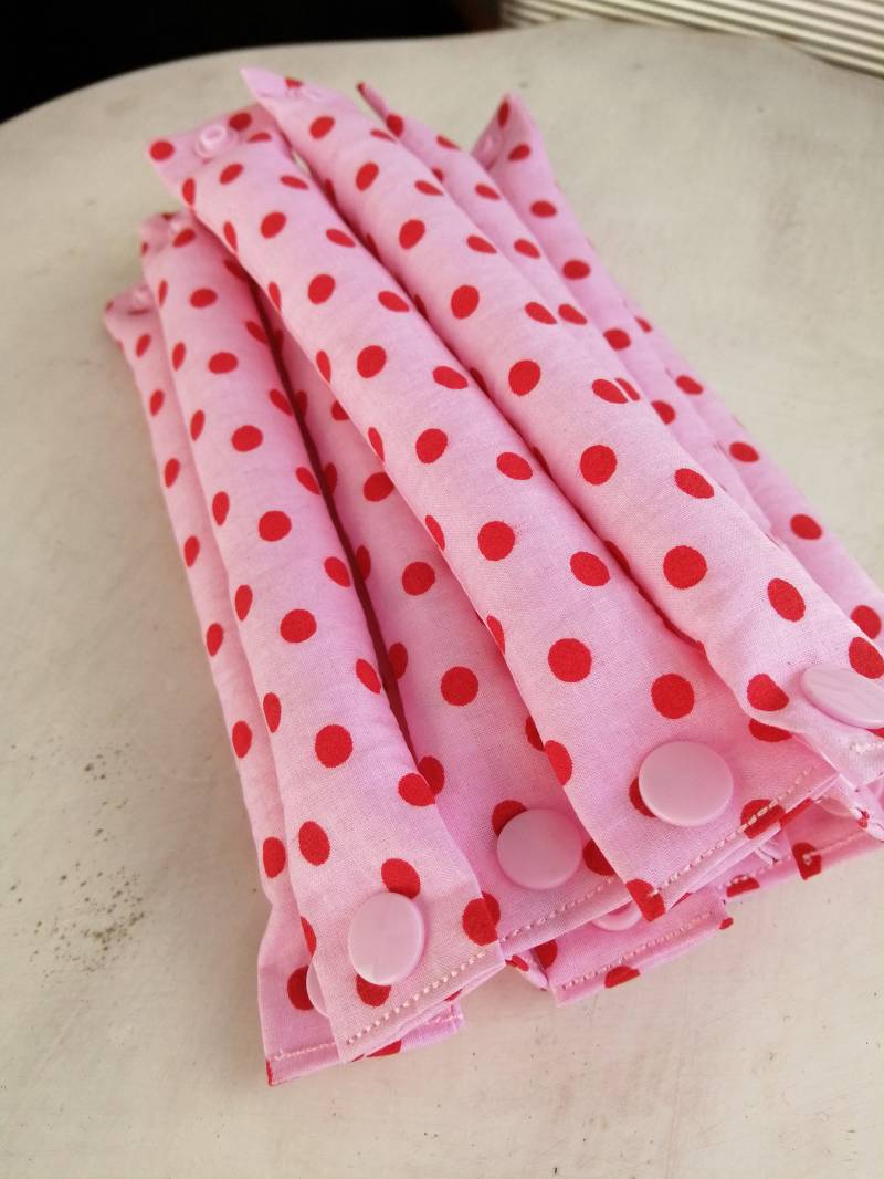 Schlafwickler Lockenwickler Wickler Curler Punkte Polka Dots Schlafwickler Lockenwickler Wickler Curler Punkte Polka Dots von Etsy - JuliaSeyfarthMode