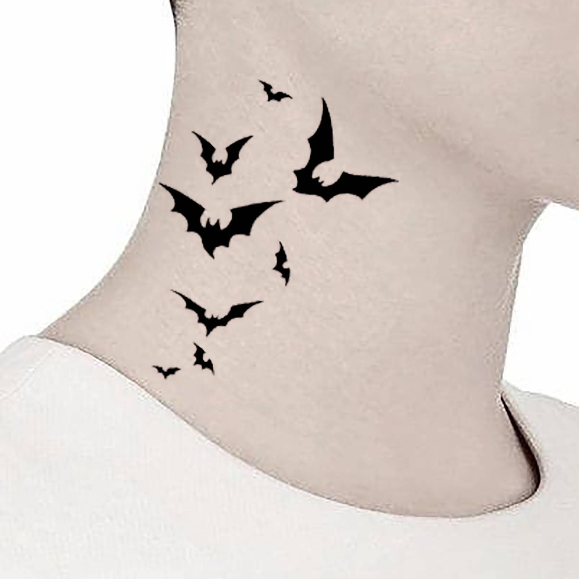 Fledermaus Temporäres Tattoo Set, Liebhaber Geschenk Für Freund - Freundschaft Geschenke, Halloween Kostüm Party von Etsy - JulienPShop