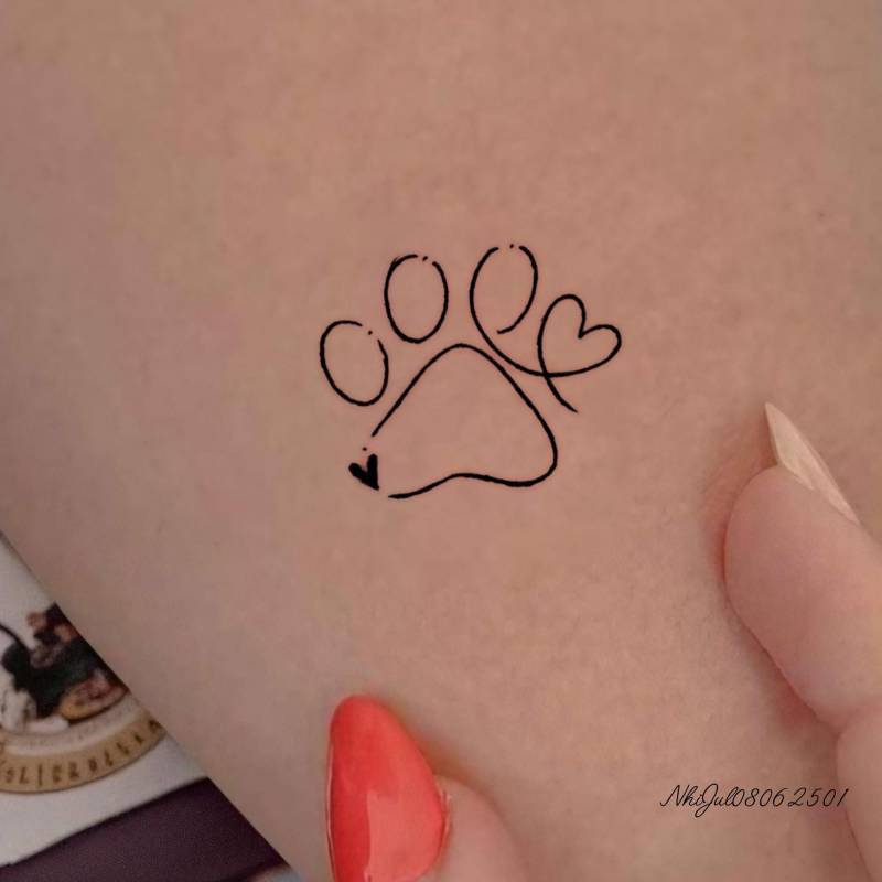 Haustier Herz Liebe Tattoo-Haustier Gedenk Tattoo-Temporäres Tattoo Set-Kleine Tattoo-Geboren-Denkmal-Geschenk Für Hunde-Liebhaber von Etsy - JulienPShop