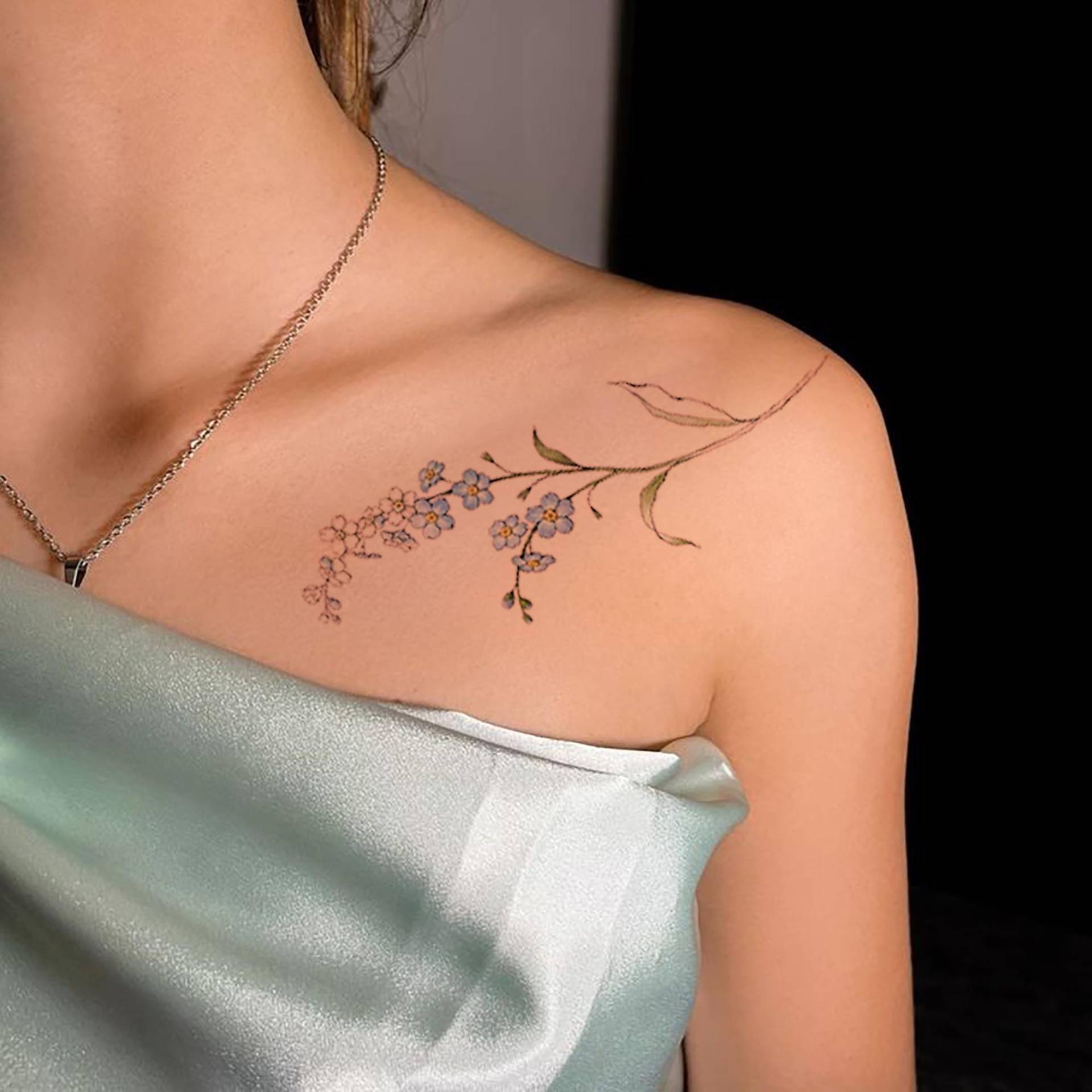 Wildblumen Temporäres Tattoo - Blumen Liebhaber Geschenk Für Freund Freundschaft Geschenke Junggesellinnenabschied von Etsy - JulienPShop