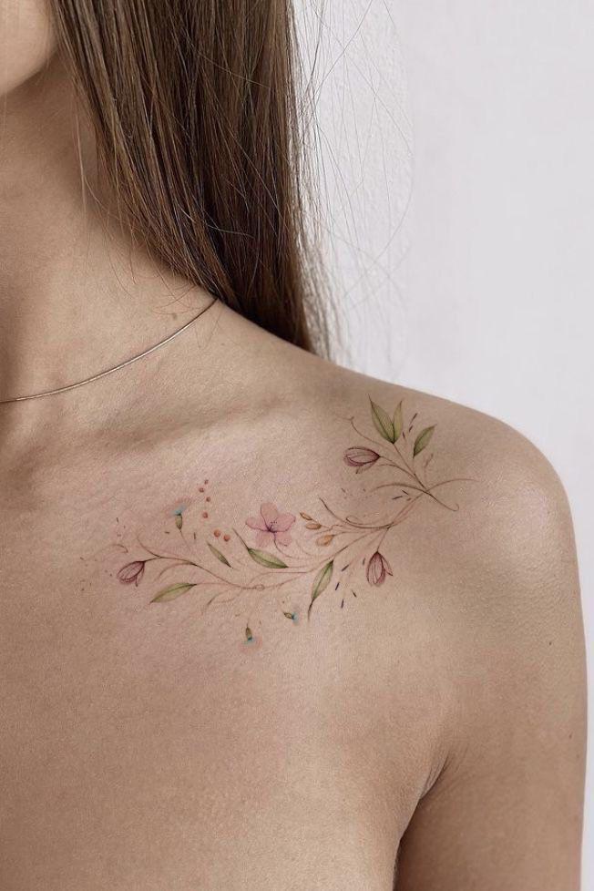 Wildblumen Temporäres Tattoo-Blumen Tattoo-Temporäres Tattoo Set-Tattoo-Liebhaber-Geschenk-Idee-Geschenk Für von Etsy - JulienPShop