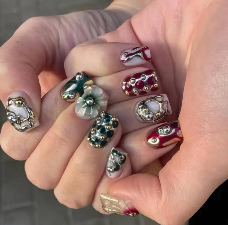 10Pcs Reusable Press-On Nails Set von Etsy - Julinity