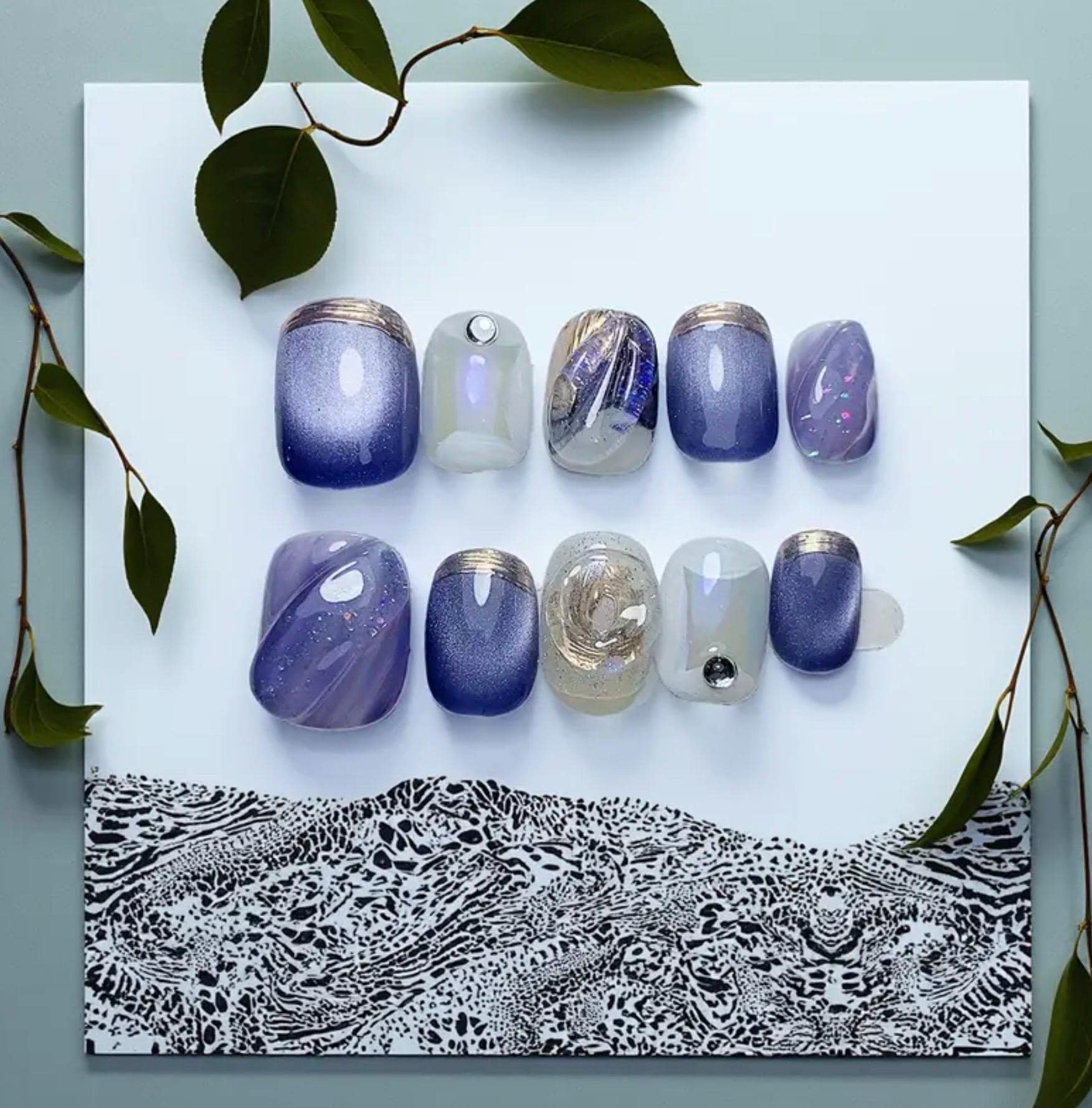 Press On Nails von Etsy - Julinity