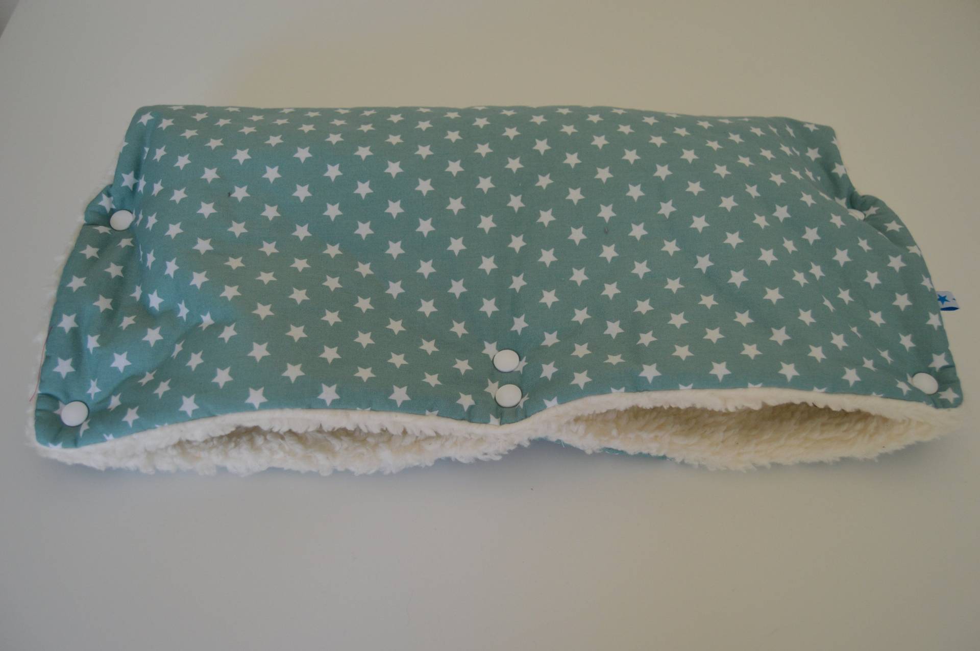 Kinderwagenmuff Sterne Mintgrün, Weihnachtsgeschenk, Winter, Baby von Etsy - JulisDesigns
