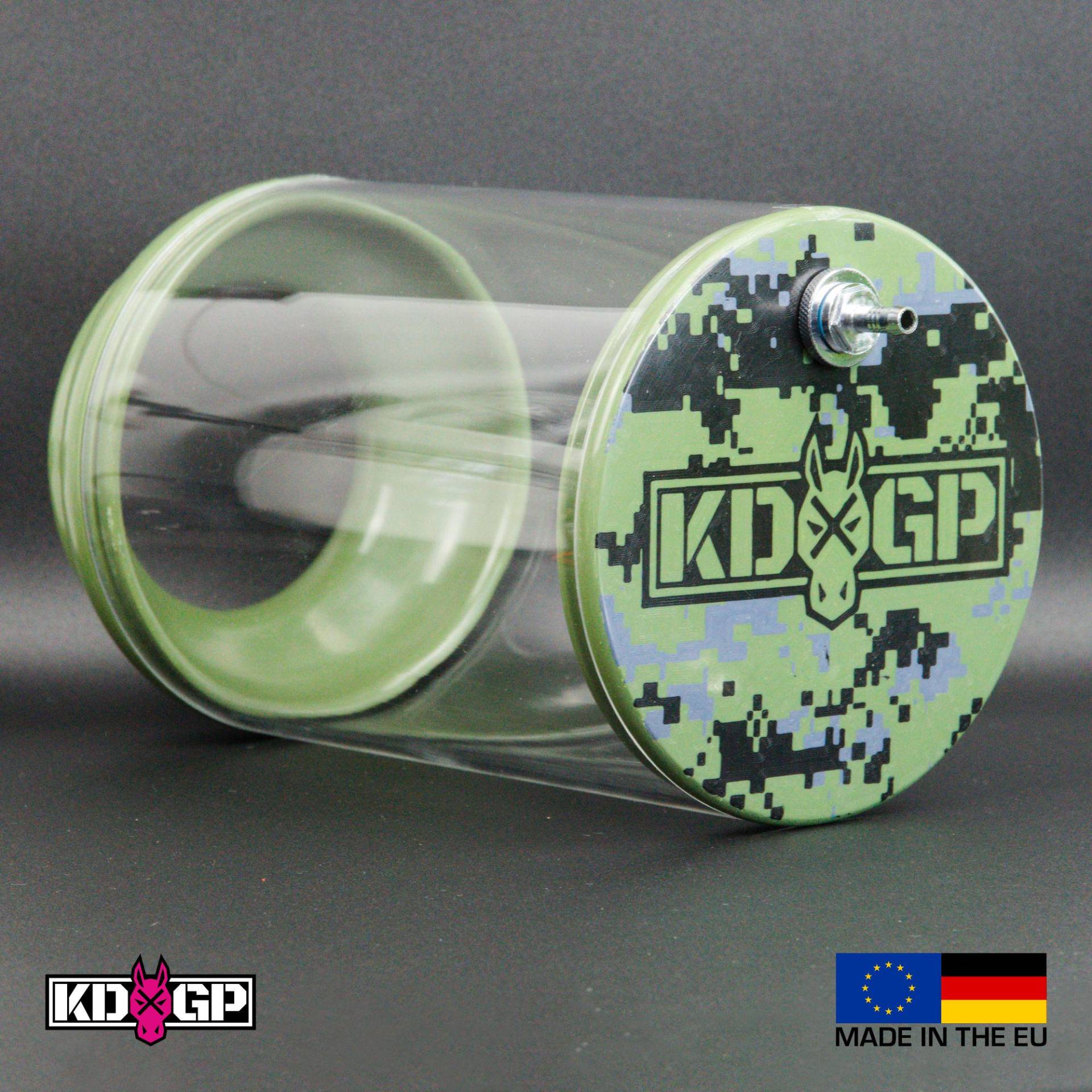 3.5" X 5.9" Two-stage Vacuum Pump Cylinder - Urban Camouflage Handcrafted in Germany Easy Disassembly von Etsy - KDxGP