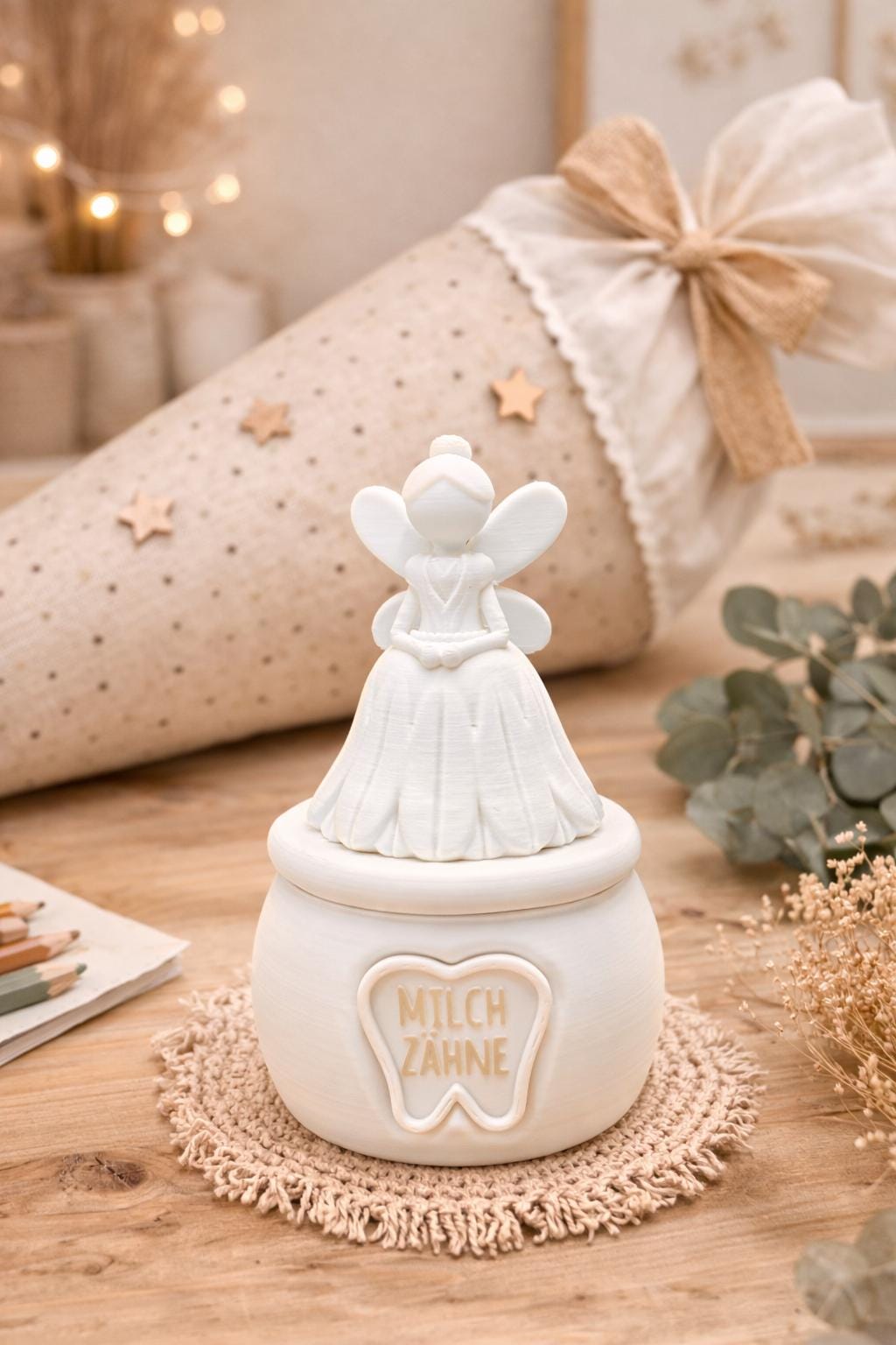 Milchzahndose Mit Finchen Die Zahnfee | 3D-Druck Aufbewahrung Für Milchzähne Geschenk Schulkind/Einschulung/Zahnwechsel von Etsy - KEManufakturen