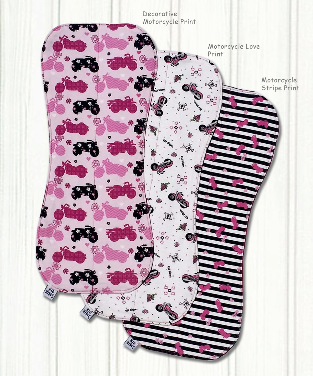 Baby Spucktücher, Baby Mädchen Pink Motorrad Harley Davidson Biker Spucktuch, Neugeborene Baby Spucktücher, Baby Mädchen Pink Motorrad Harley Davidson Biker Spucktuch, Neugeborene von Etsy - KIDBIKERApparel