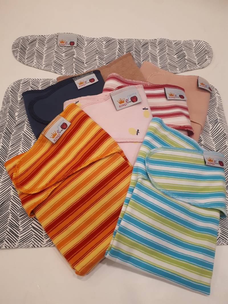 10Er Set Preflat Stoffwindel T1 Neugeborene/Pack Geflügelte Prefold von Etsy - KINGSofmyCASTLE