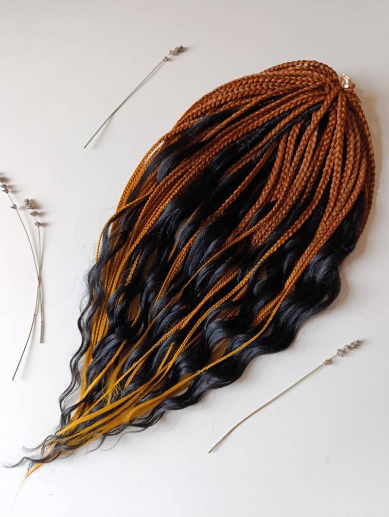 Kastanienbraune Curly Dreads Für Frauen Schwarze Kanekalon Haarverlängerungen Kastanienbraune Curly Dreads Für Frauen Schwarze Kanekalon Haarverlängerungen von Etsy - KIRINDREADS