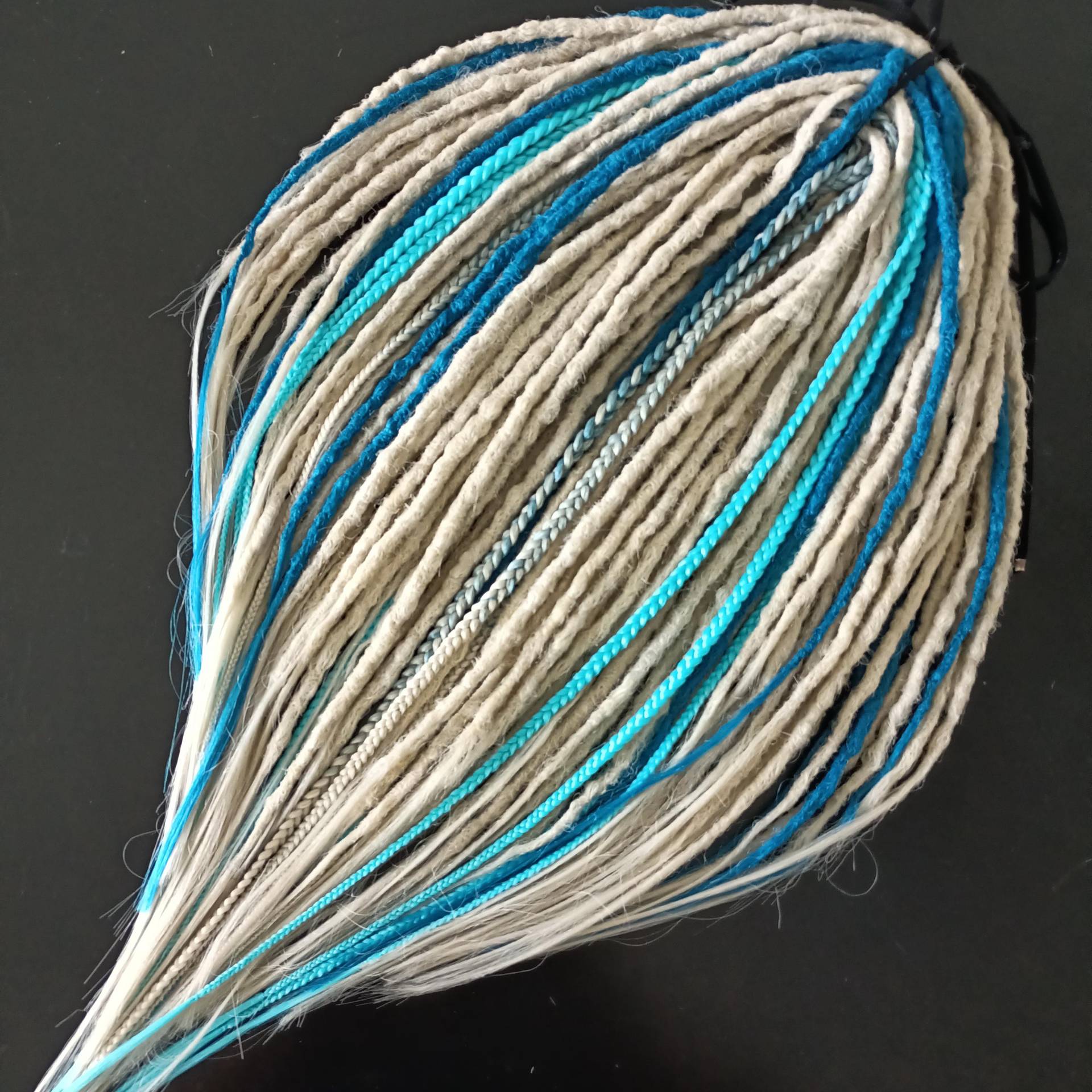 Platinblonde Scandy Style Dreads - Kanekalon Kunsthaarexpander von Etsy - KIRINDREADS