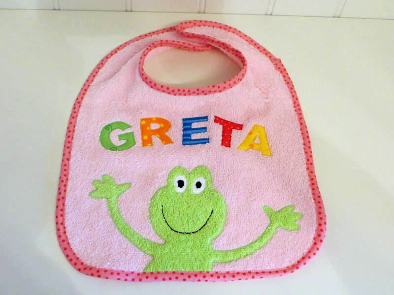 Lätzchen Freddie Frosch Lätzchen Freddie Frosch von Etsy - KLEiNERFiLZi