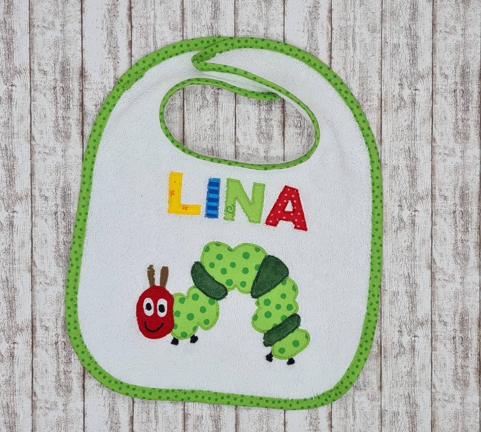 Lätzchen Raupe Rosalie Lätzchen Raupe Rosalie von Etsy - KLEiNERFiLZi