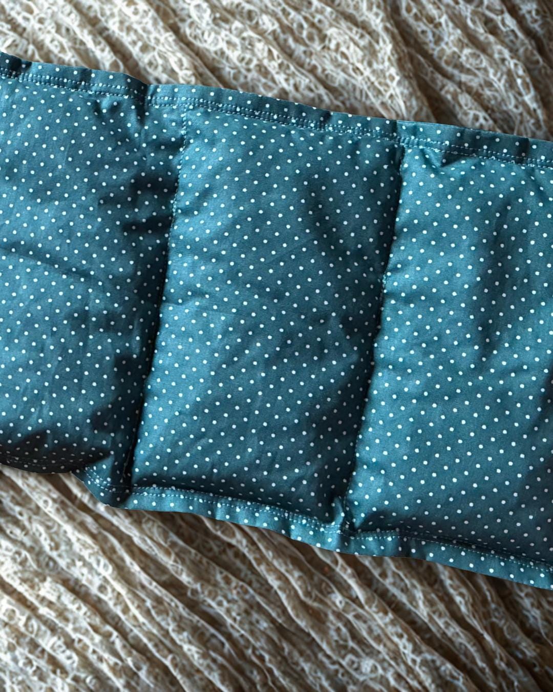 Kirschkernkissen/Wärmekissen Körnerkissen Nacken Geschenk Muskelverspannungen Wellness Bio-Wärme 100% Baumwolle Punkte von Etsy - KREATIVMR