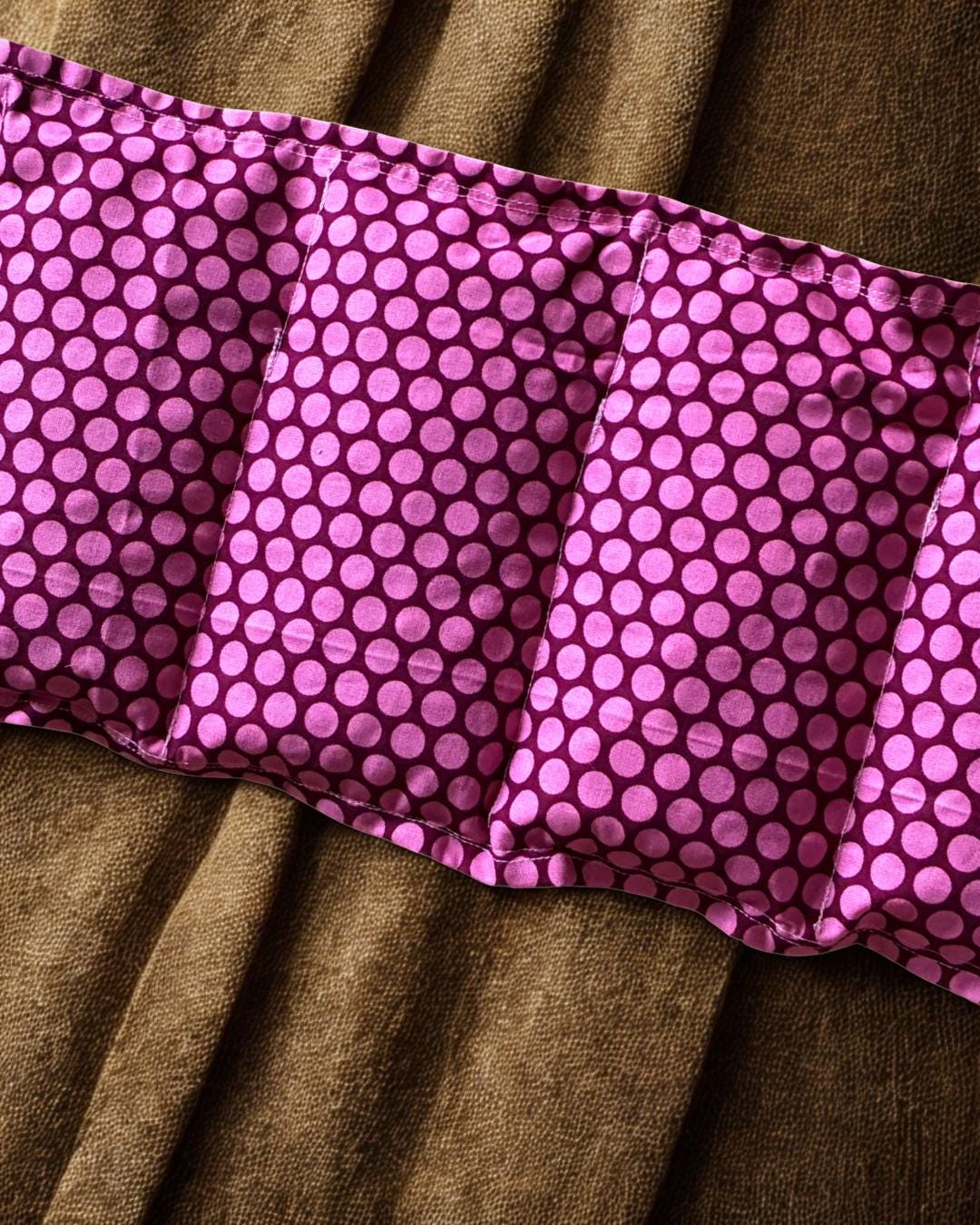 Kirschkernkissen/Wärmekissen Körnerkissen Nacken Geschenk Muskelverspannungen Wellness Bio-Wärme 100% Baumwolle Punkte von Etsy - KREATIVMR