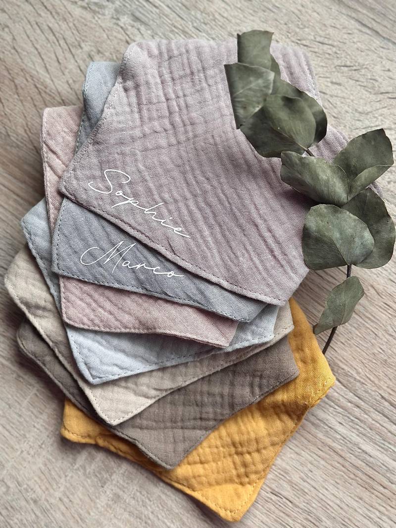 Baby Halstuch - Lätzchen Musselin Geschenk Geburt von Etsy - KSLieblingsstuecke