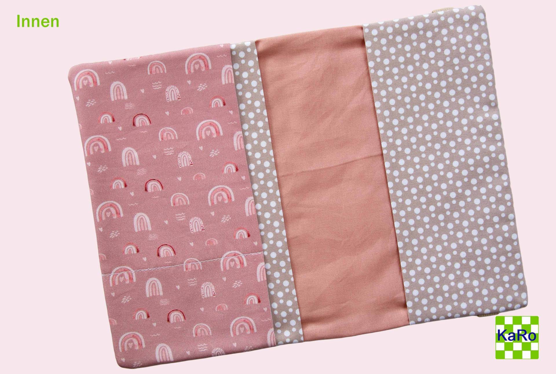 U-Heft Hülle Mit Impfpassfach, Regenbogen Rosa, Schutzhülle U-Heft, Für Stoff, Versandfertig von Etsy - KaRoVonKathrin