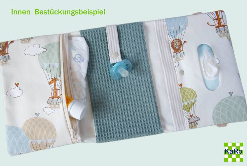 Windeltasche Wickeltasche Mit 3 Seiten Personalisierung Möglich Deluxe Xxl Feuchttuchöffnung Geschenk Babyparty von Etsy - KaRoVonKathrin