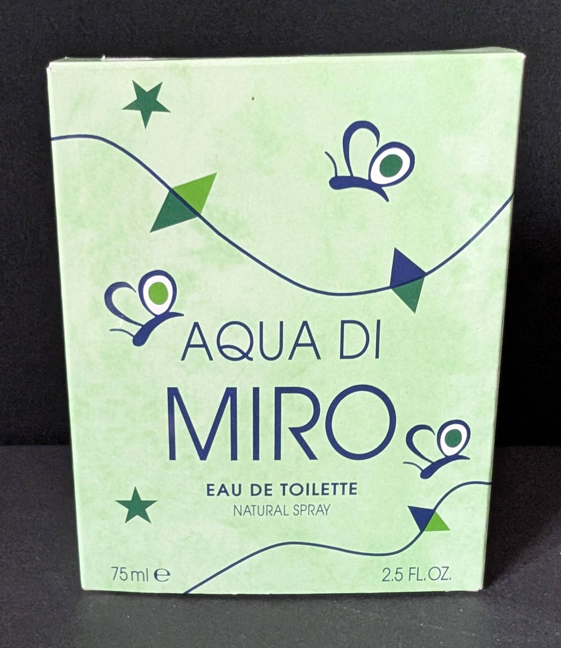 Aqua Di Miro, Eau De Toilette, 75 Ml , Neu in Ovp von Etsy - KaisersSammelSurium