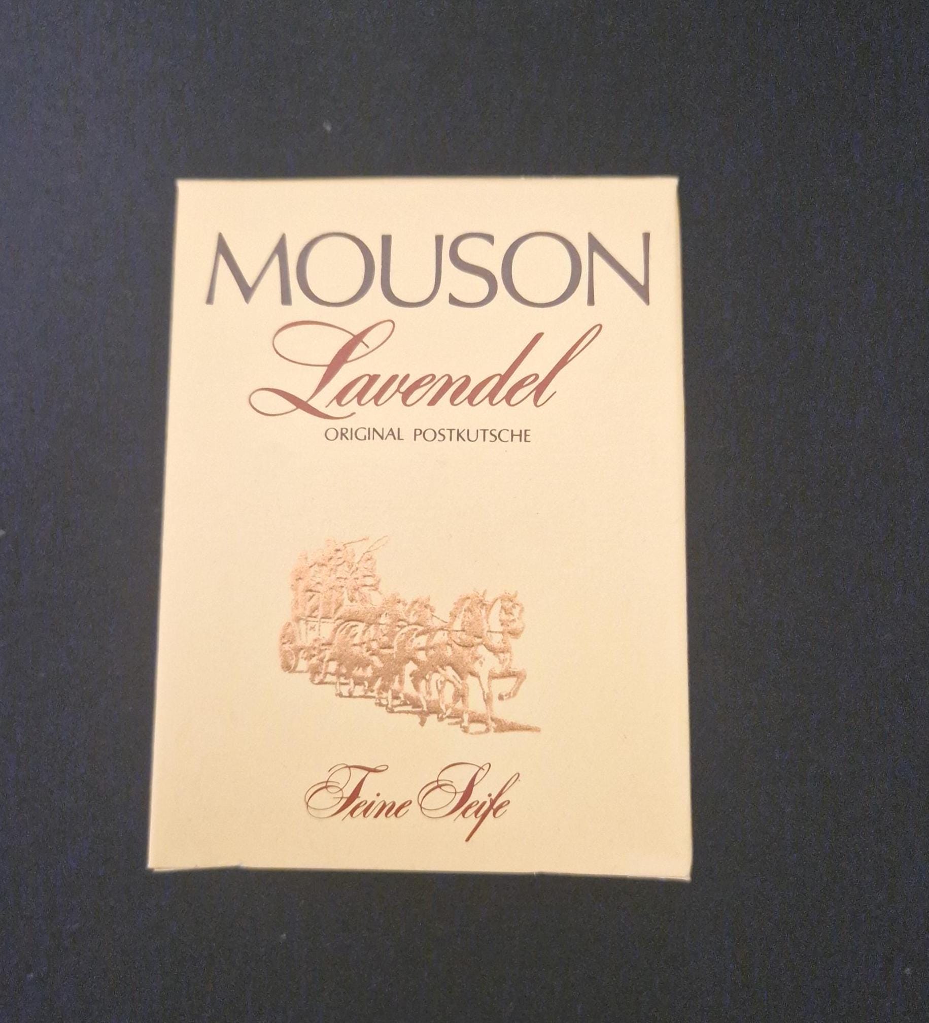 Mouson Lavendel , Feine Seife Original Postkutsche 150G Mouson Lavendel , Feine Seife Original Postkutsche 150G von Etsy - KaisersSammelSurium