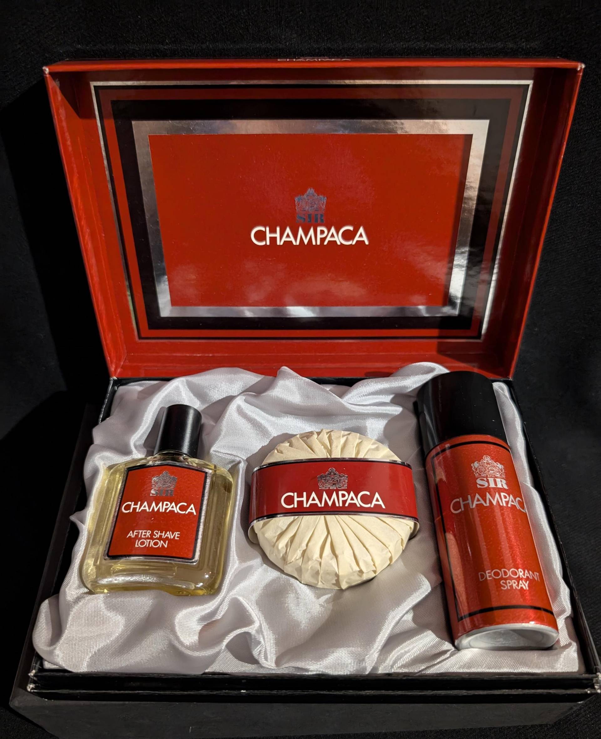 Mülhens, Champaca, Geschenk Set , After Shave Lotion, Seife, Deo, Vintage von Etsy - KaisersSammelSurium