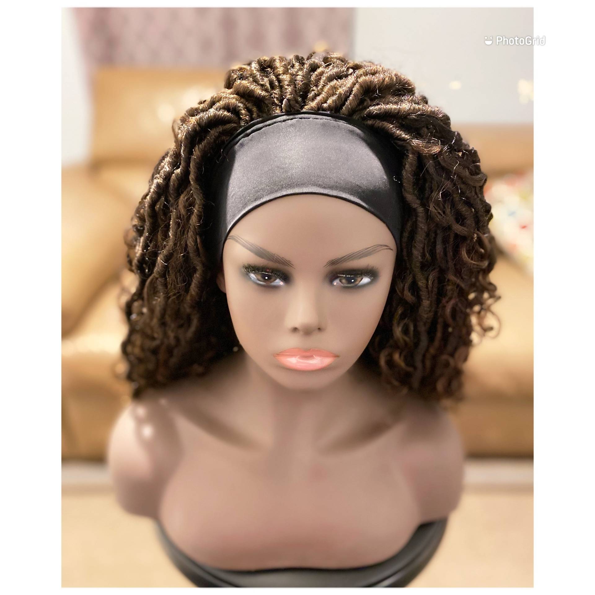 Lockige Faux Loc Dreadlocks Stirnband Perücke Lockige Faux Loc Dreadlocks Stirnband Perücke von Etsy - Kaluchicollections